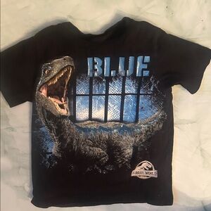 Jurassic World Dinosaur Tee - Black and Blue